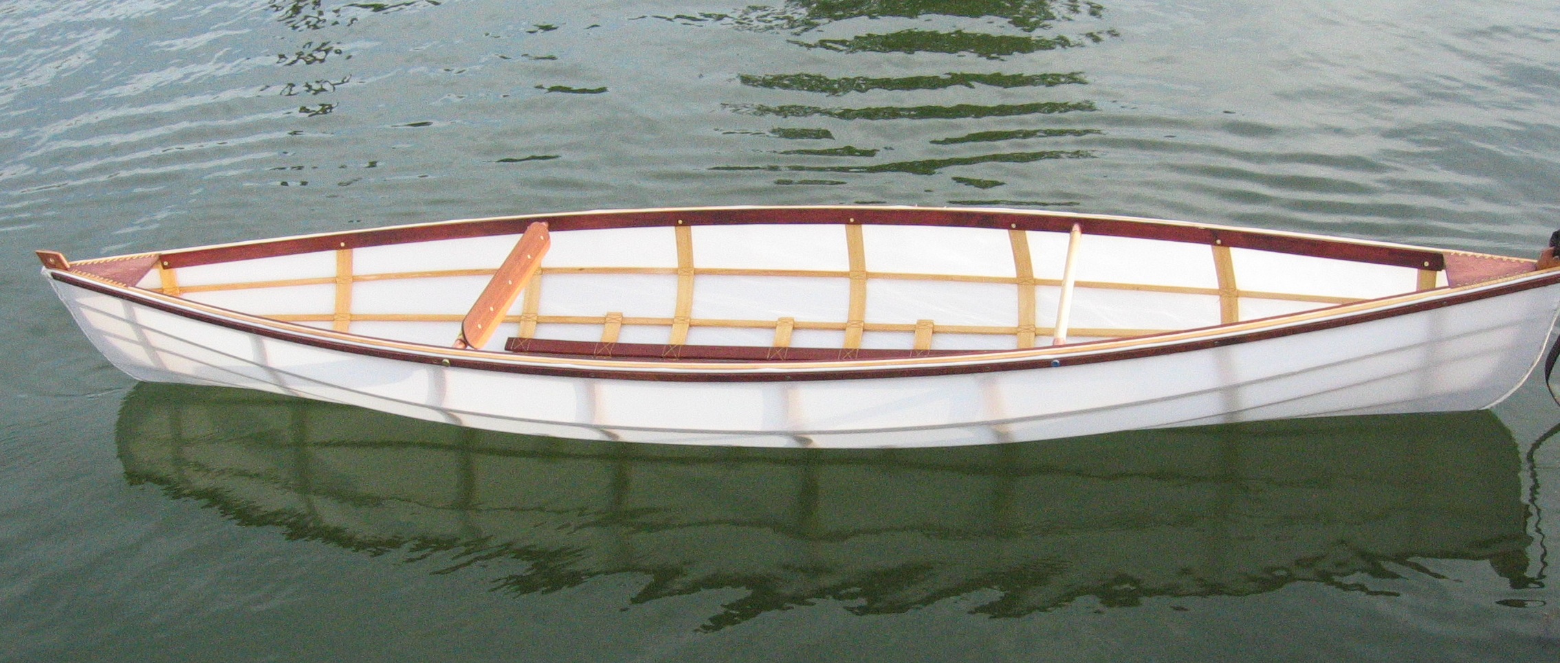 Ultralight one person skin-on-frame canoe – beautiful, super tough 